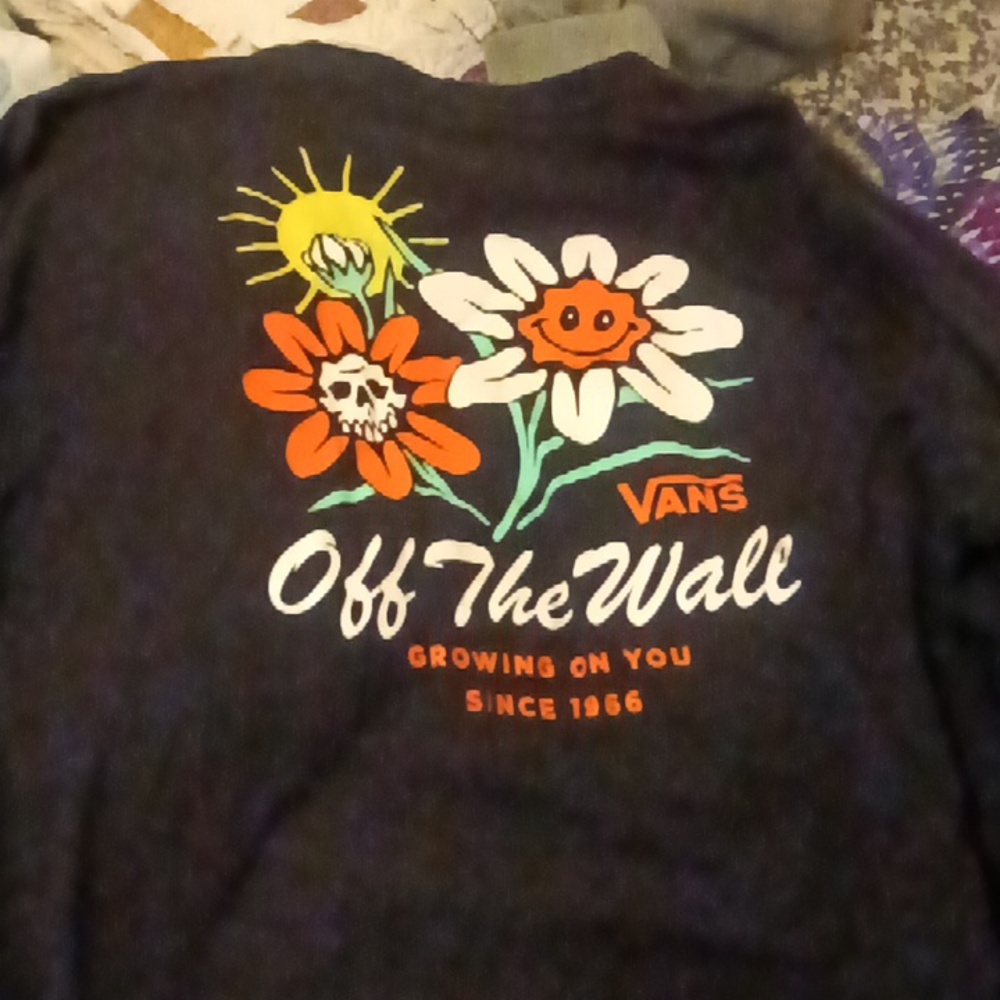 Men or women black vans shirt